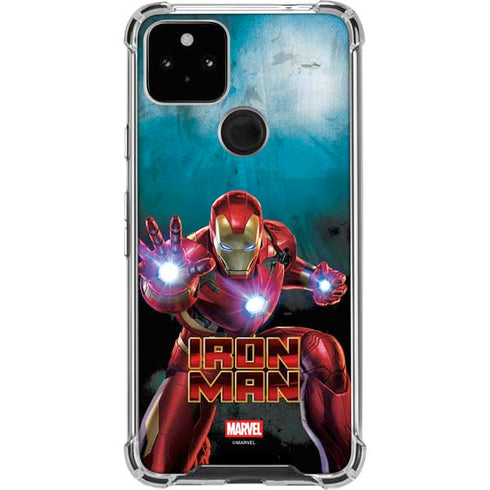 Marvel Iron Man Repulsor Blast Google Pixel 4a 5G Clear Case